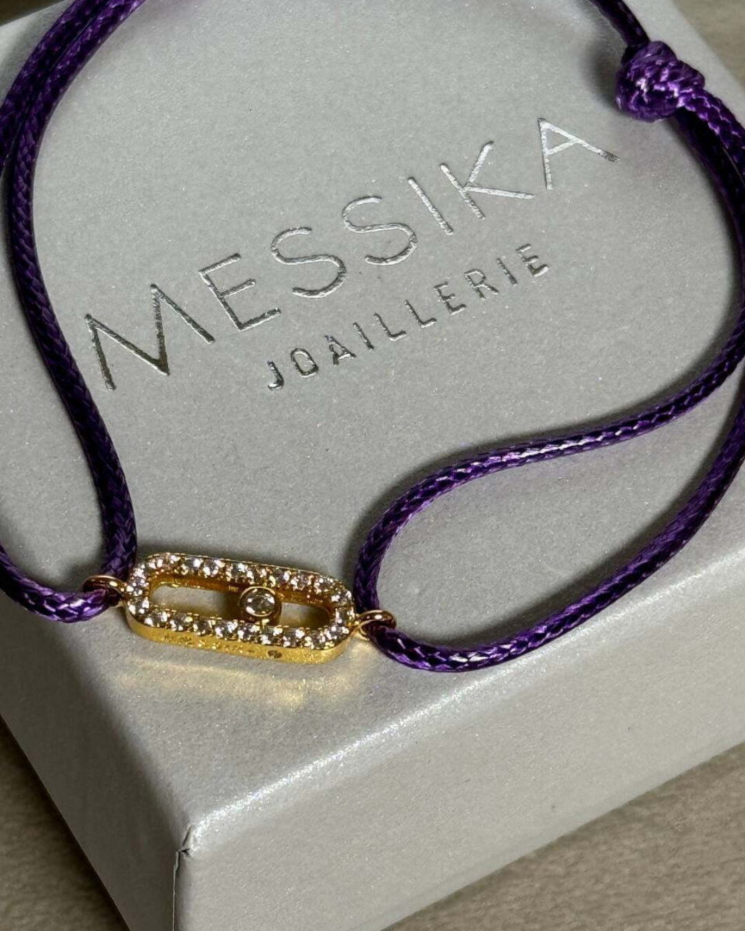 Браслет Messika Gold/Purple