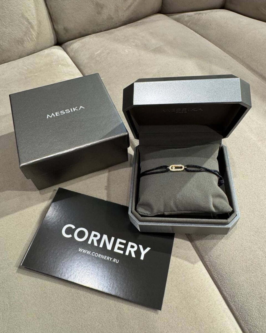 Браслет Messika Gold/Black