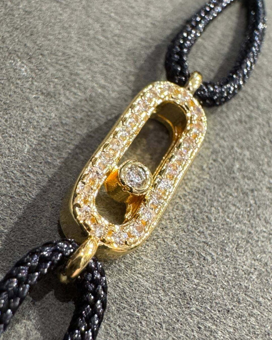 Браслет Messika Gold/Black