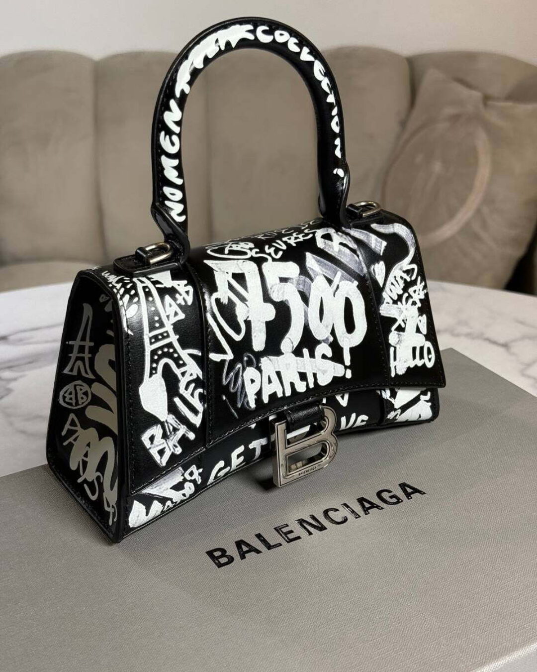 Сумка Balenciaga Hourglass XS (Premium) (S)