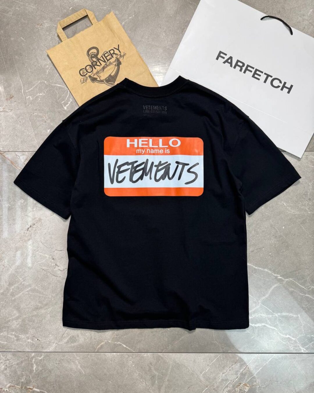 Футболка Vetements My Name Is — фото 3