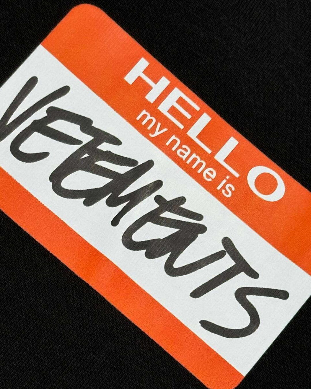 Футболка Vetements My Name Is — фото 6