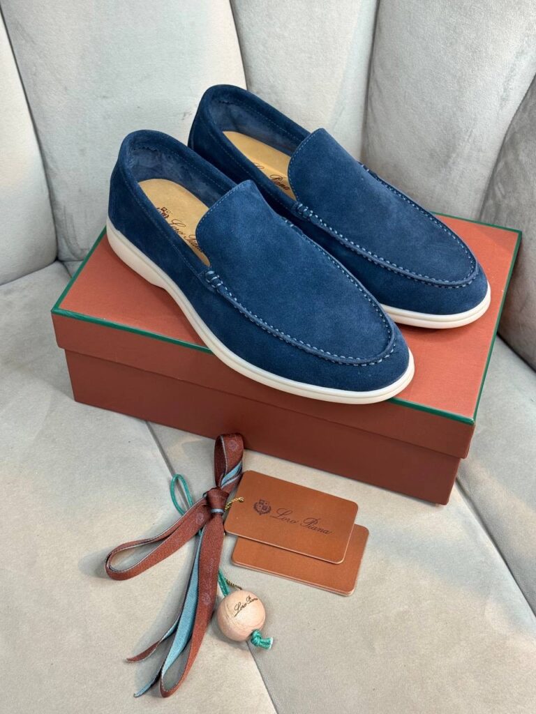 Лоферы Loro Piana Blue