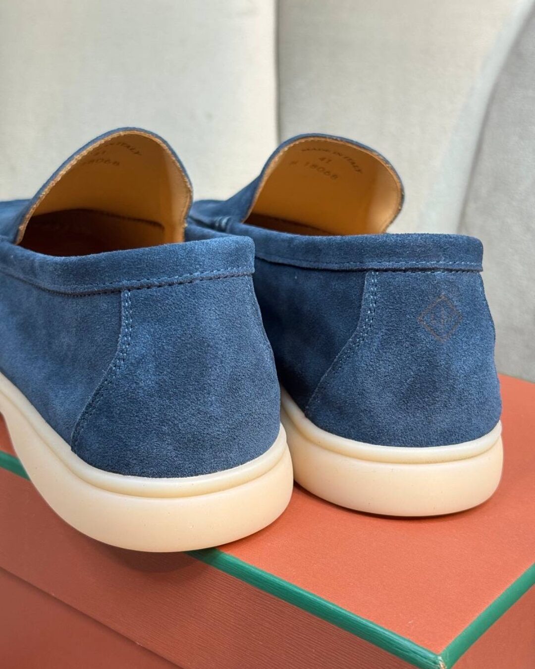 Лоферы Loro Piana Blue