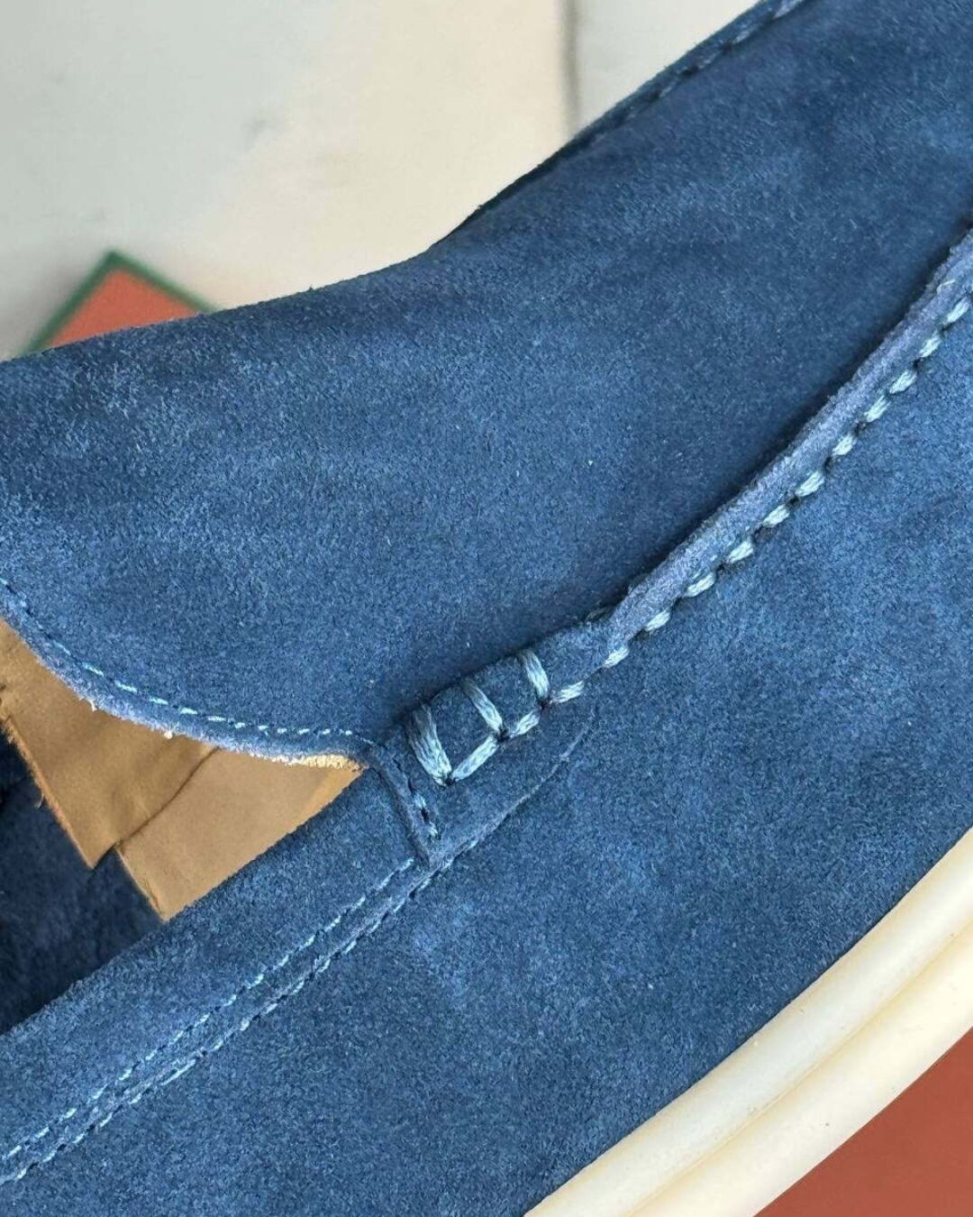 Лоферы Loro Piana Blue