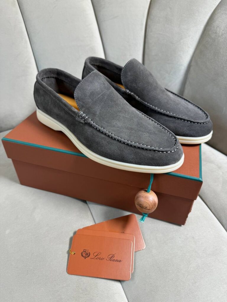 Лоферы Loro Piana Dark Grey