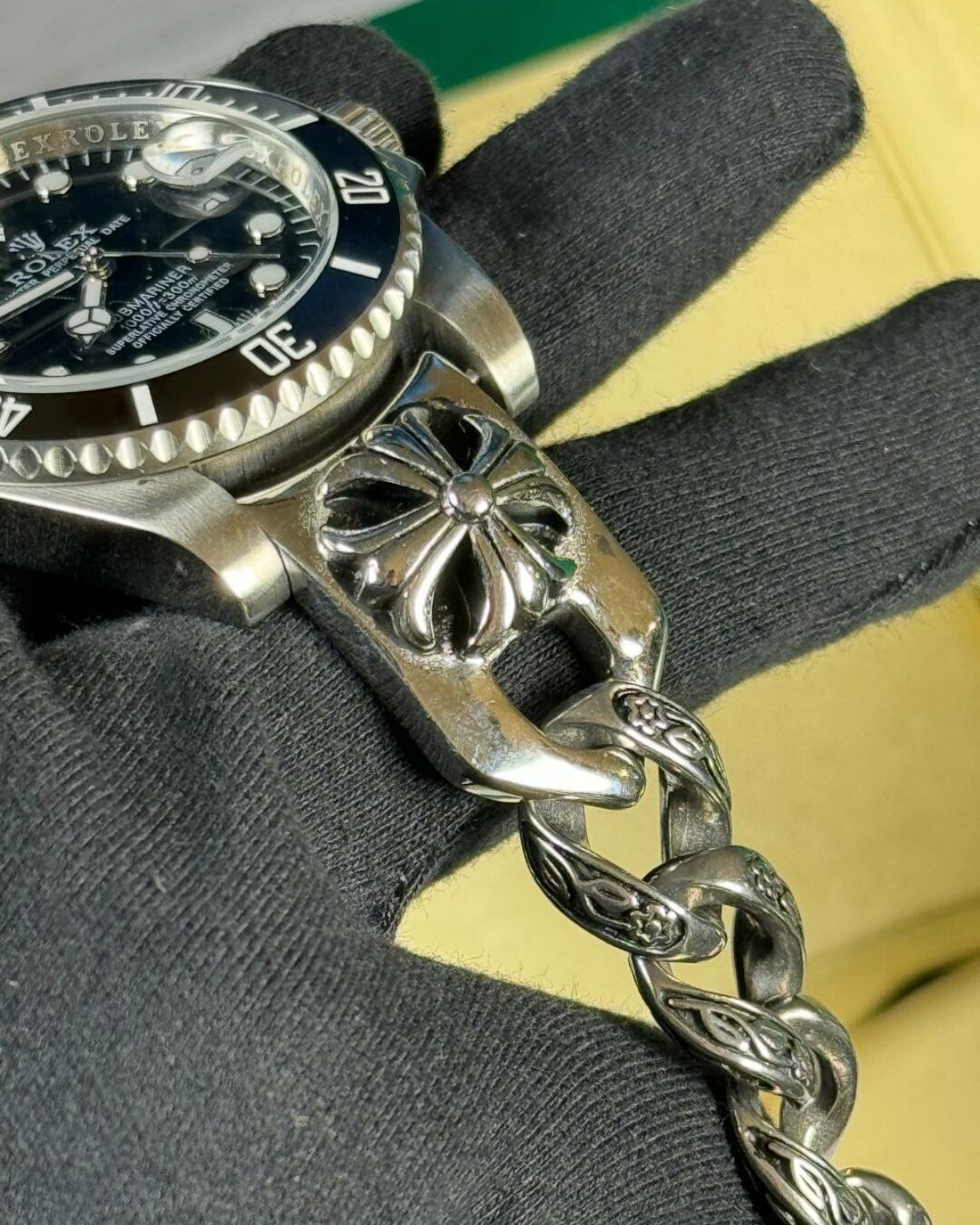 Часы Rolex x Chrome Hearts