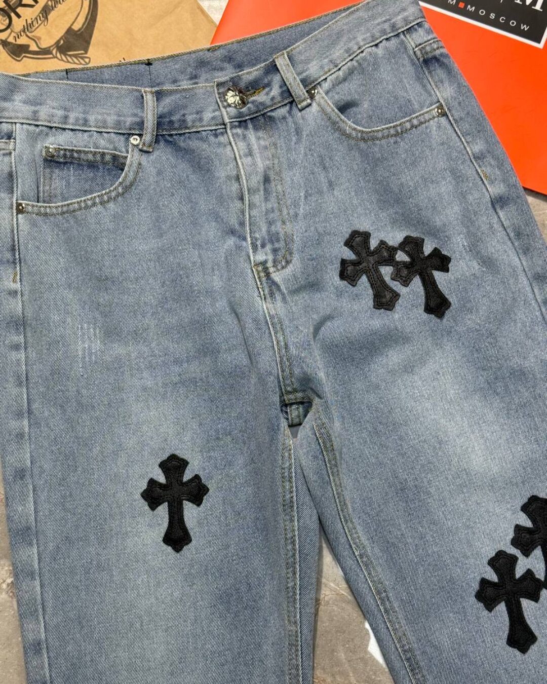 Джинсы Chrome Hearts
