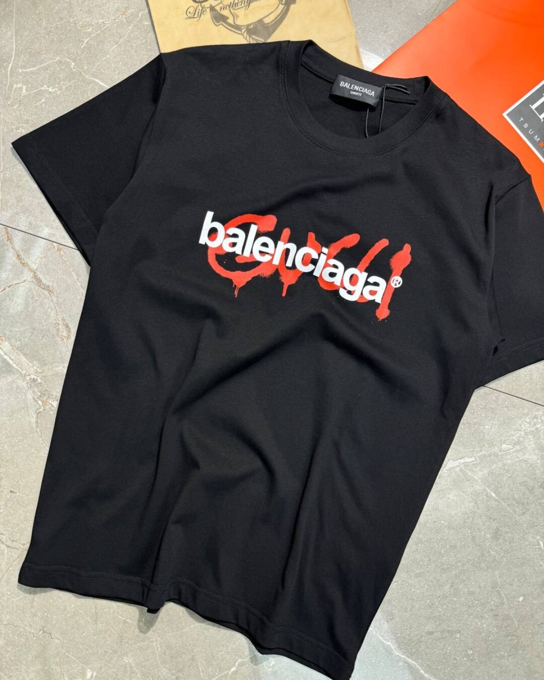 Футболка Balenciaga x Gucci — фото 3