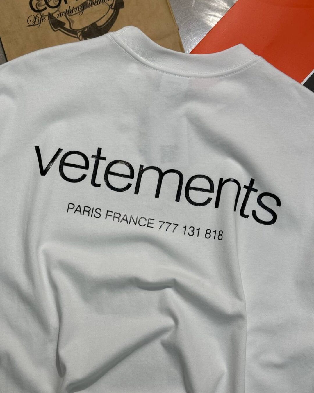 Футболка Vetements Logo — фото 10