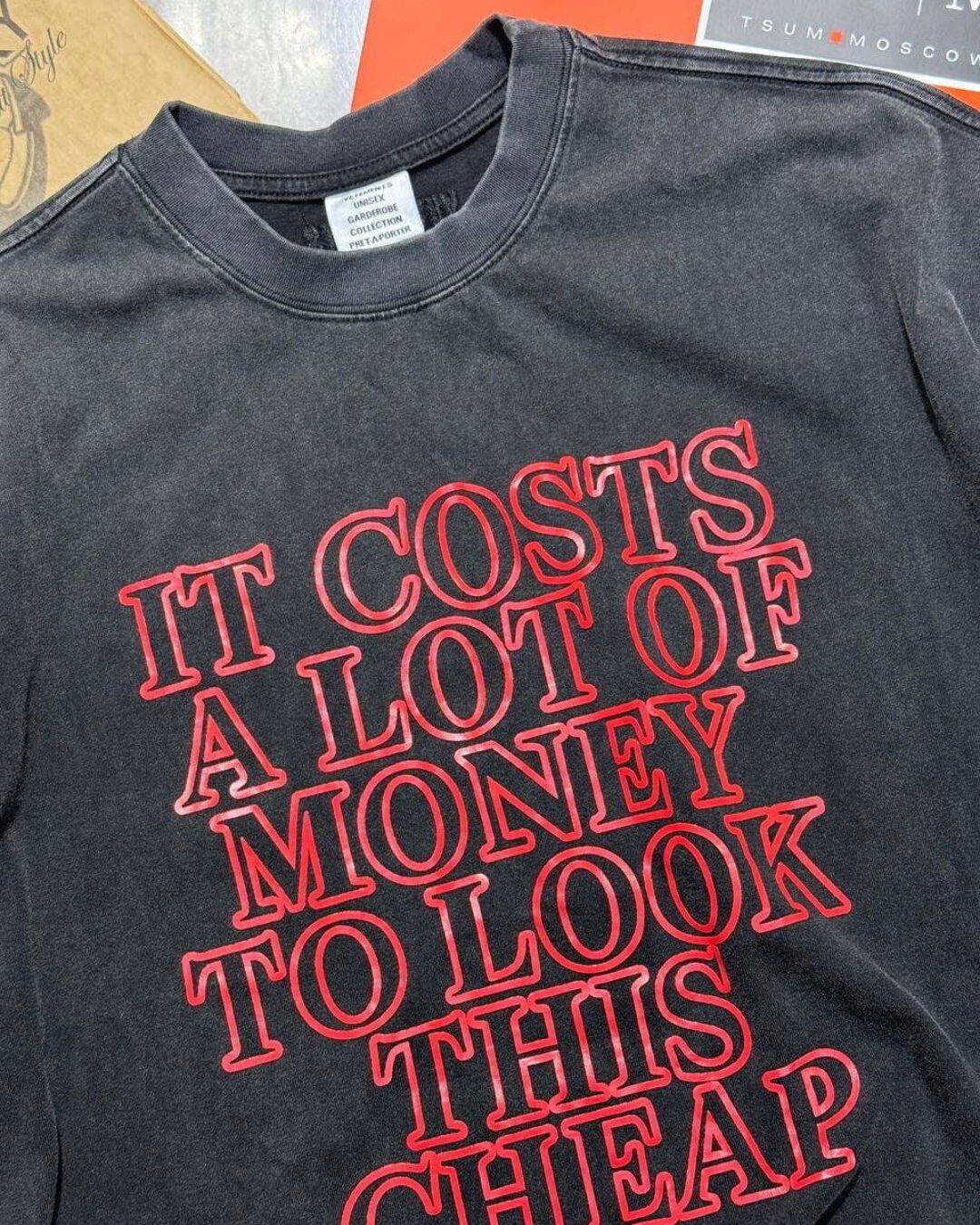 Футболка Vetements A Lot Of Money — фото 4