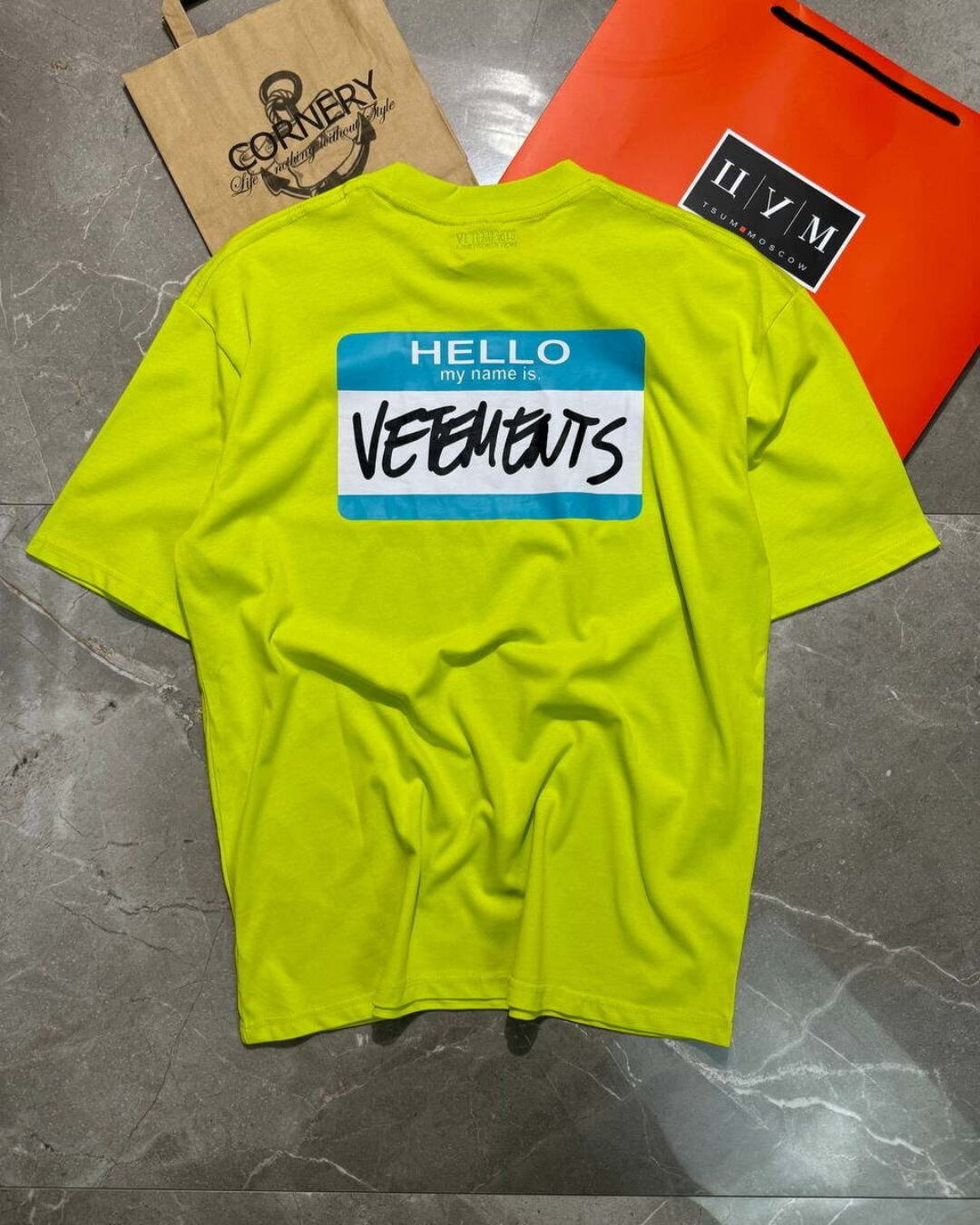 Футболка Vetements My Name Is — фото 2