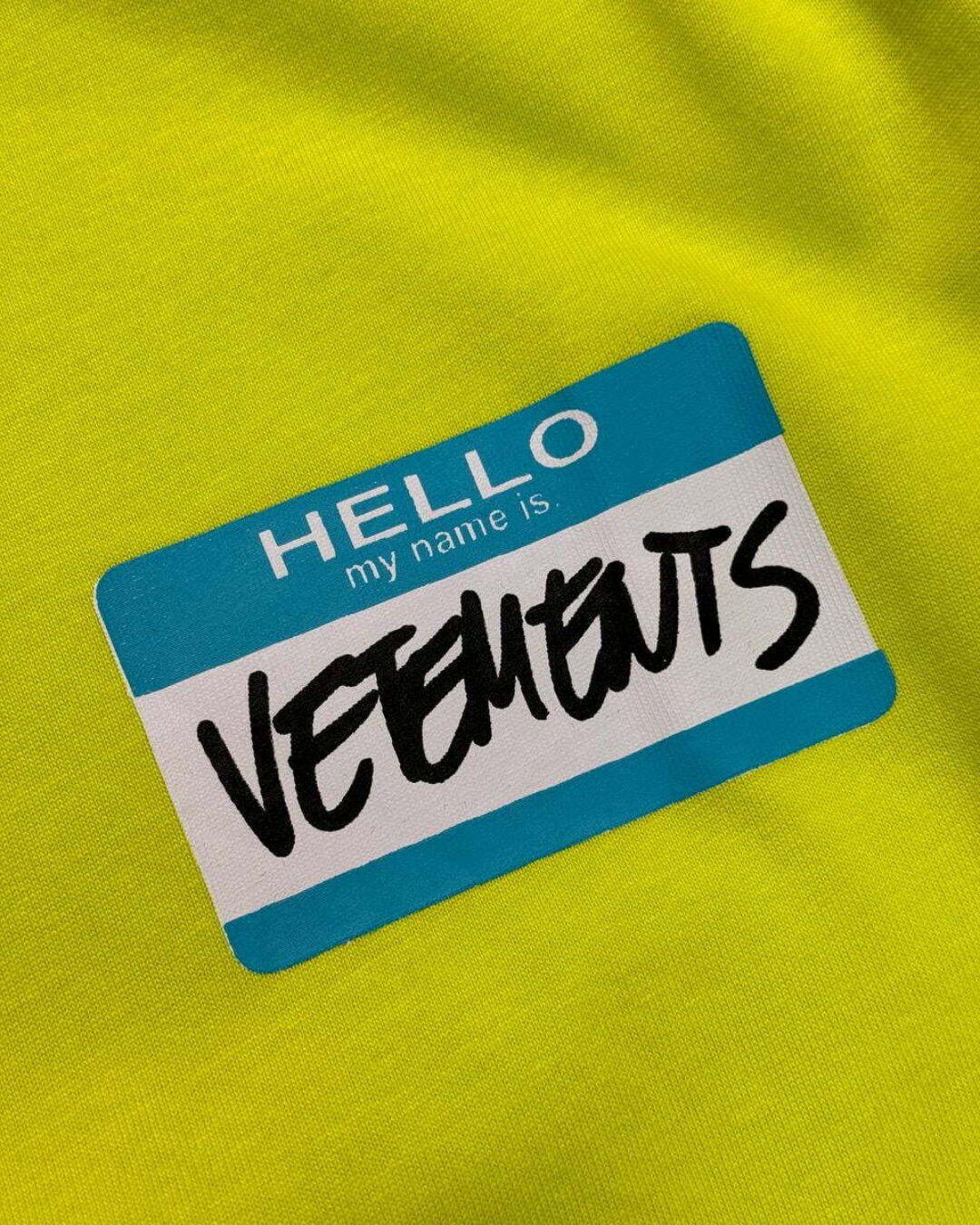 Футболка Vetements My Name Is — фото 4