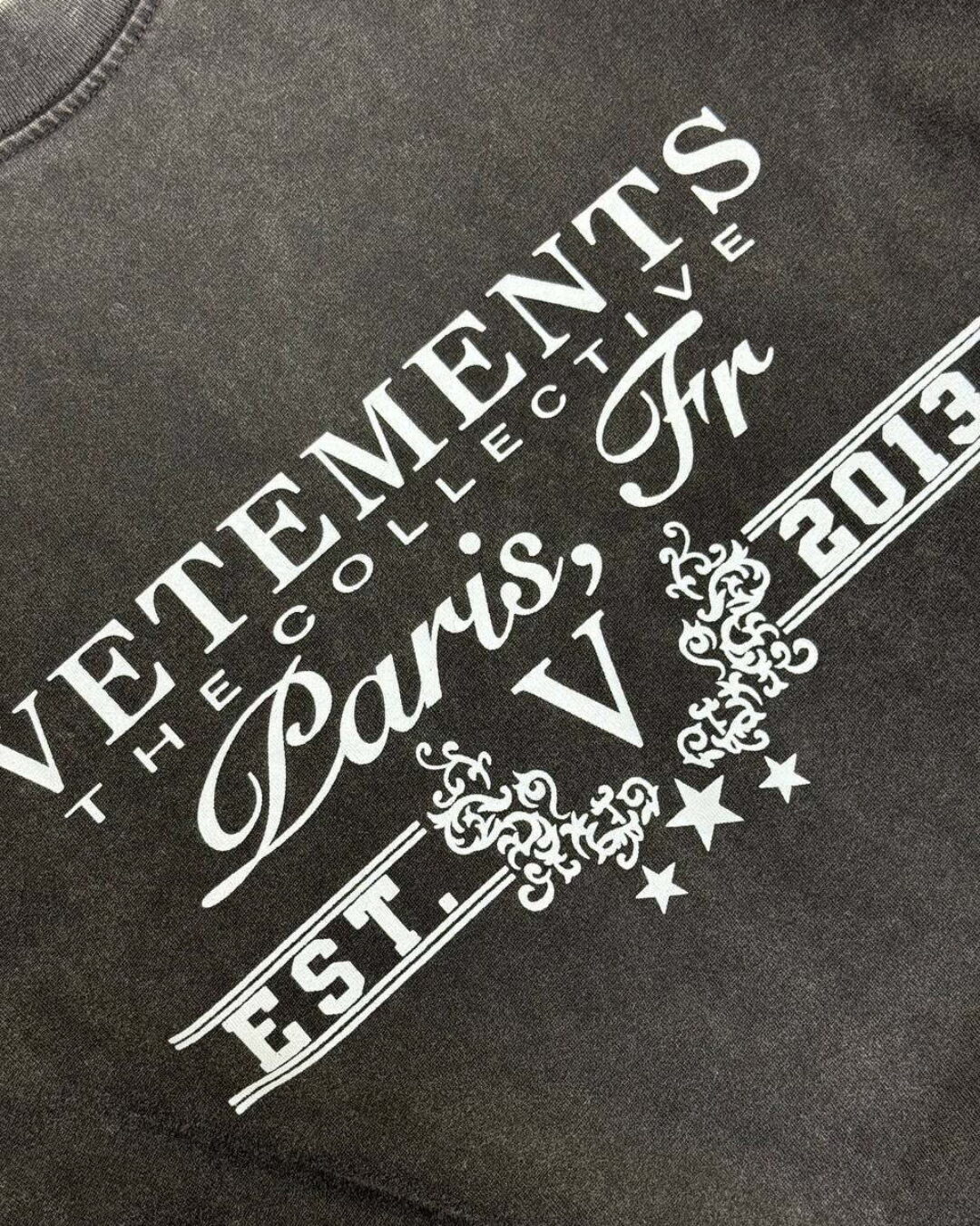 Футболка Vetements Logo Paris — фото 6