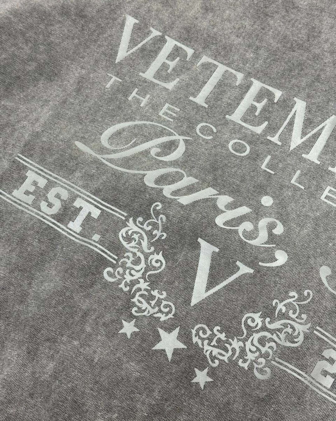 Футболка Vetements Logo Paris — фото 8