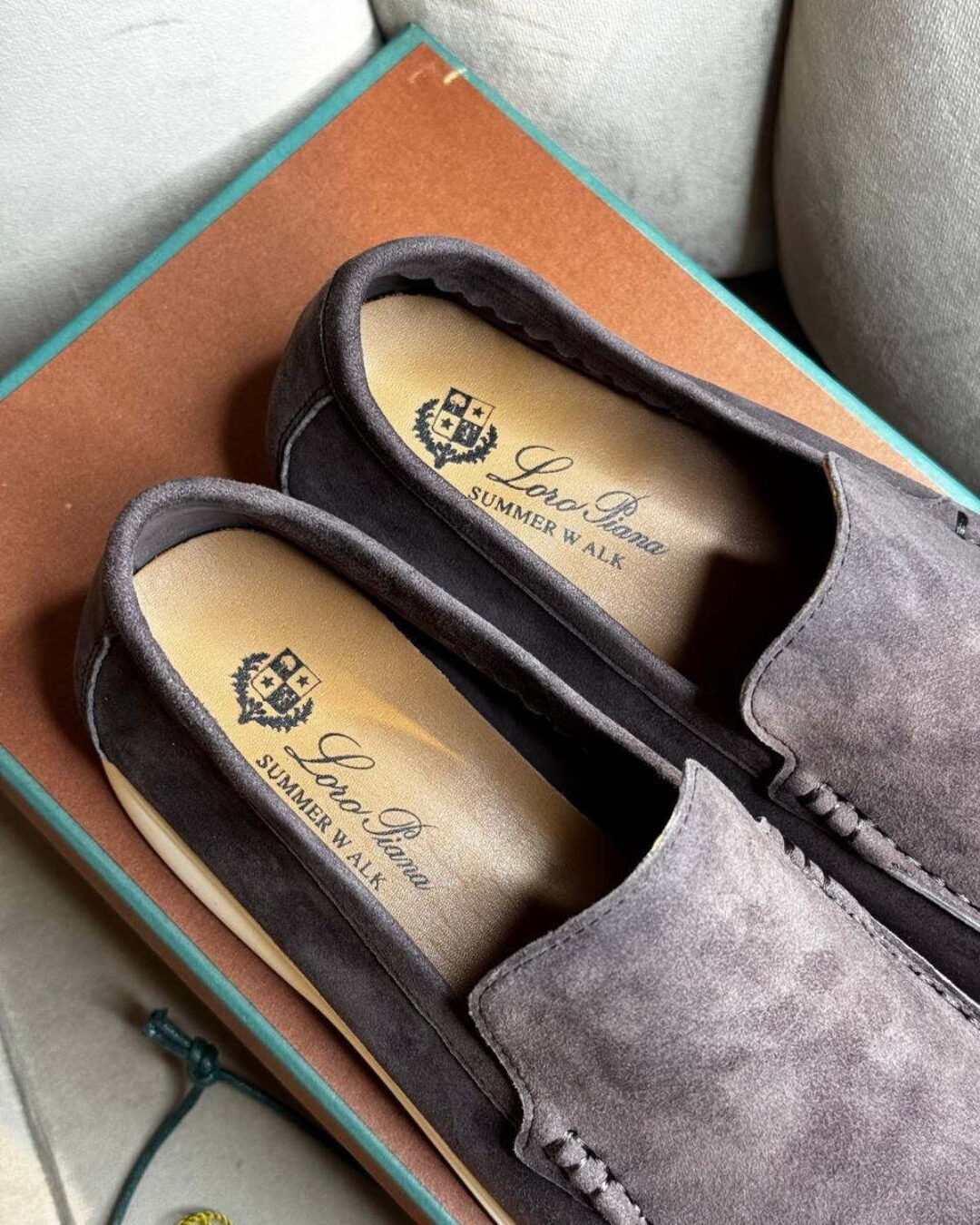 Лоферы Loro Piana Chocolate