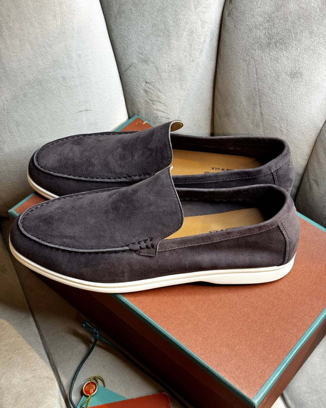 Лоферы Loro Piana Chocolate