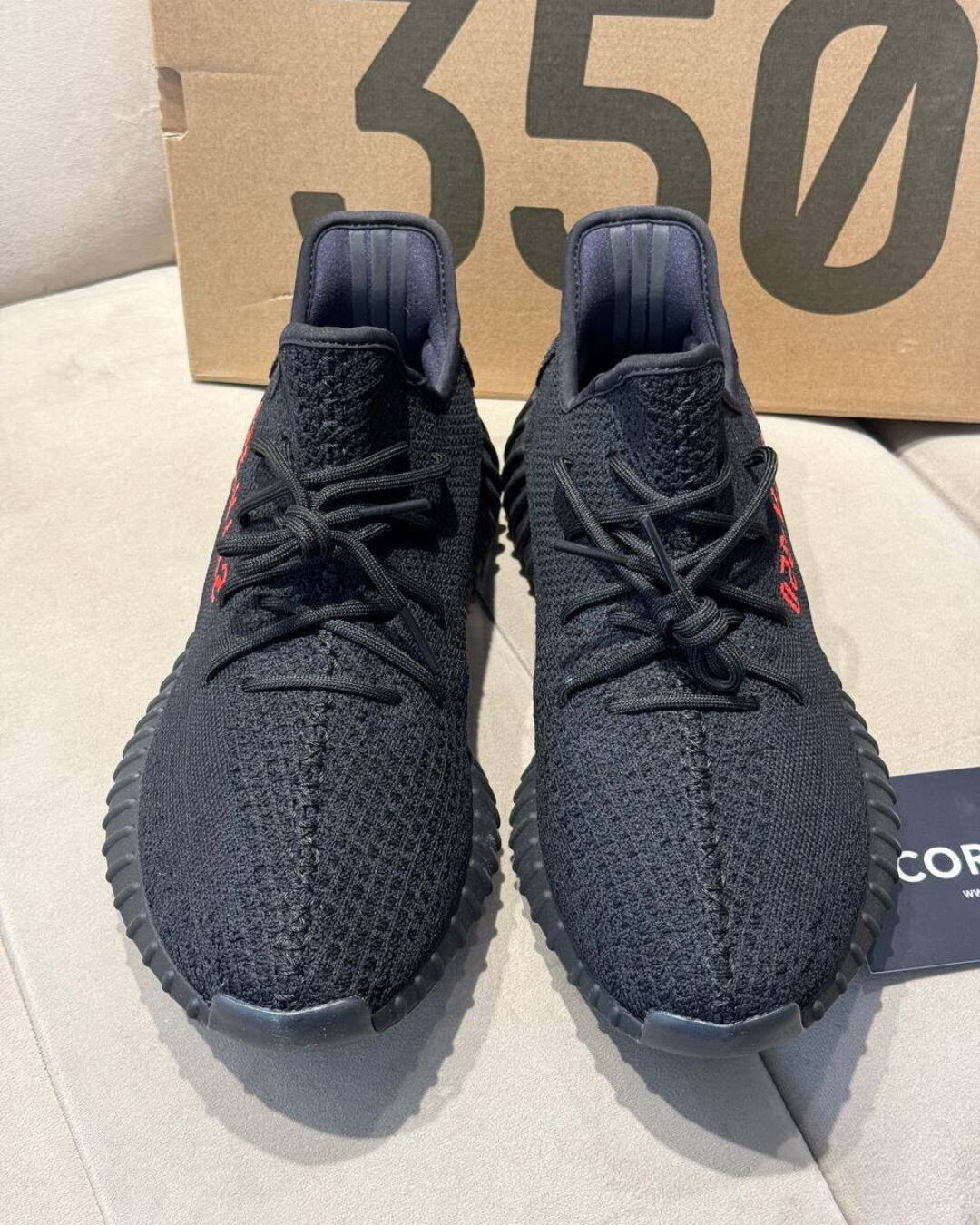 Yeezy 350 V2 Black Red