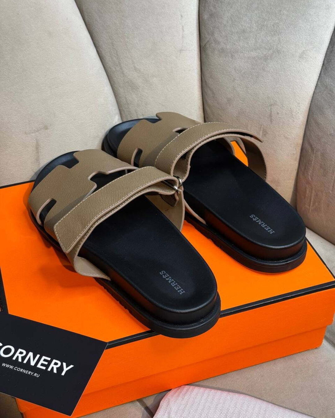 Тапки Hermes
