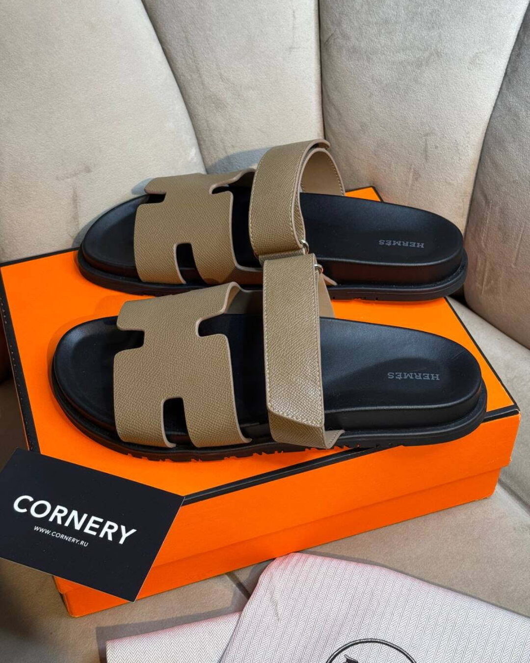 Тапки Hermes