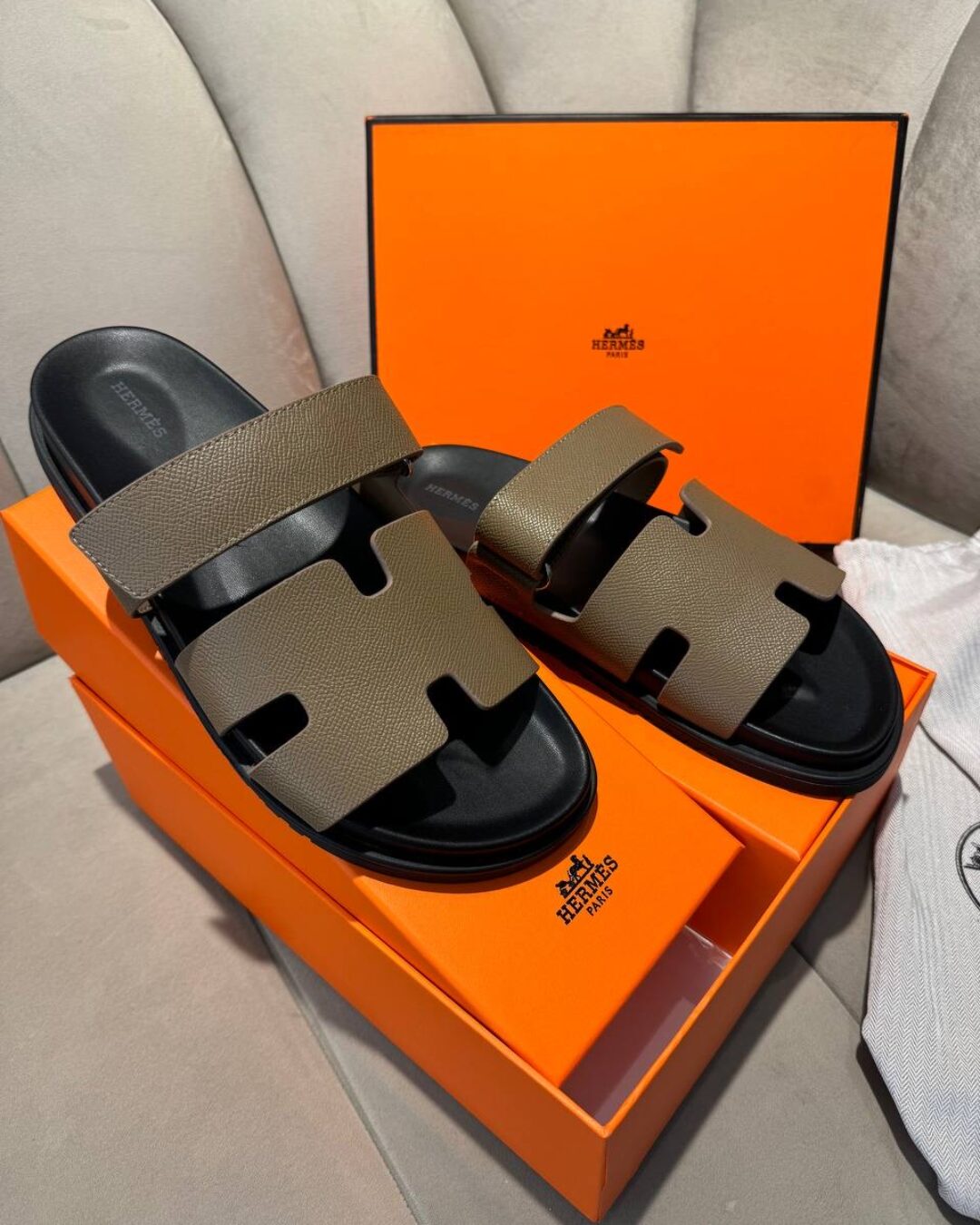 Тапки Hermes