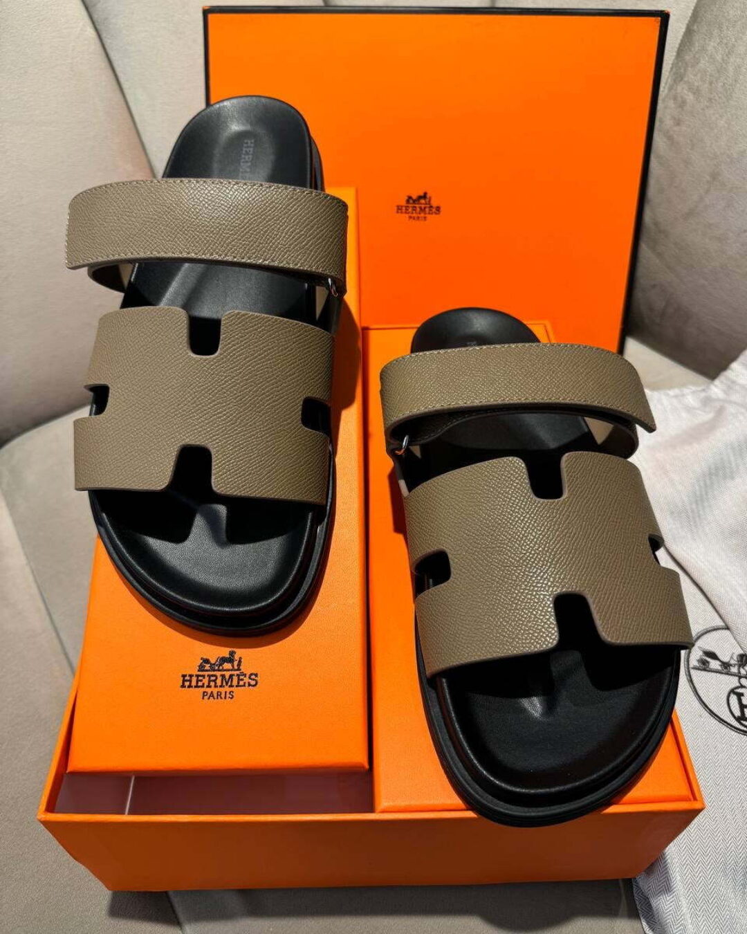 Тапки Hermes