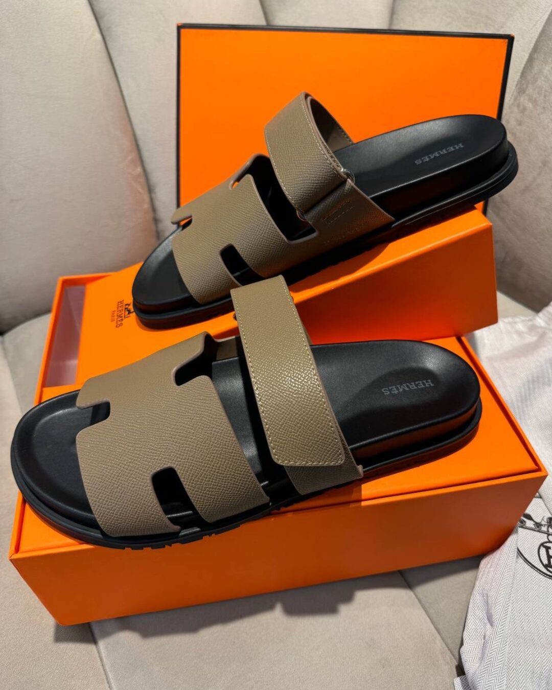 Тапки Hermes