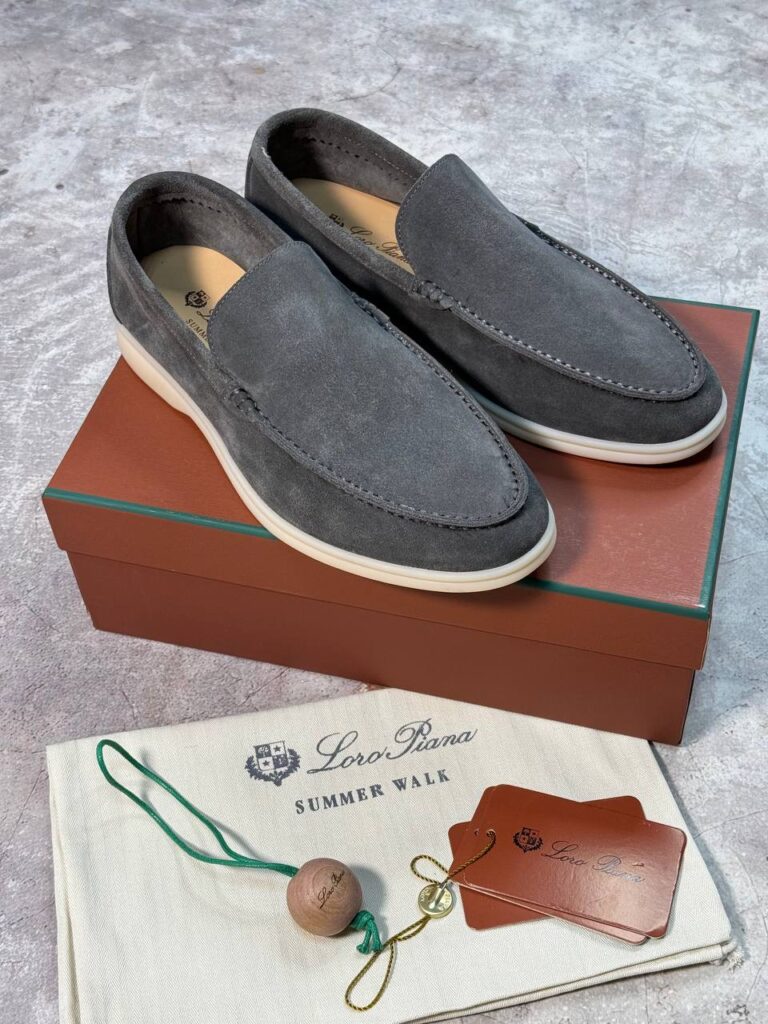 Лоферы Loro Piana Grey