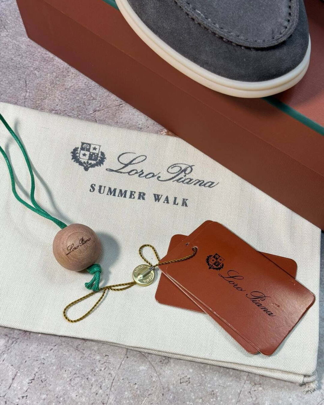 Лоферы Loro Piana Grey