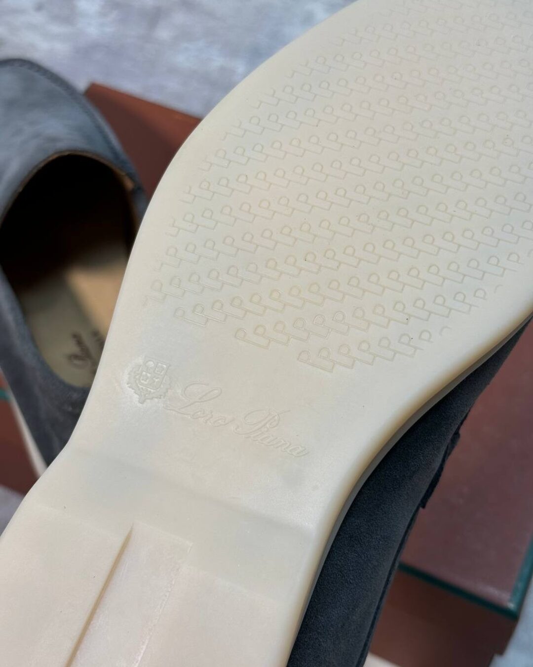 Лоферы Loro Piana Grey