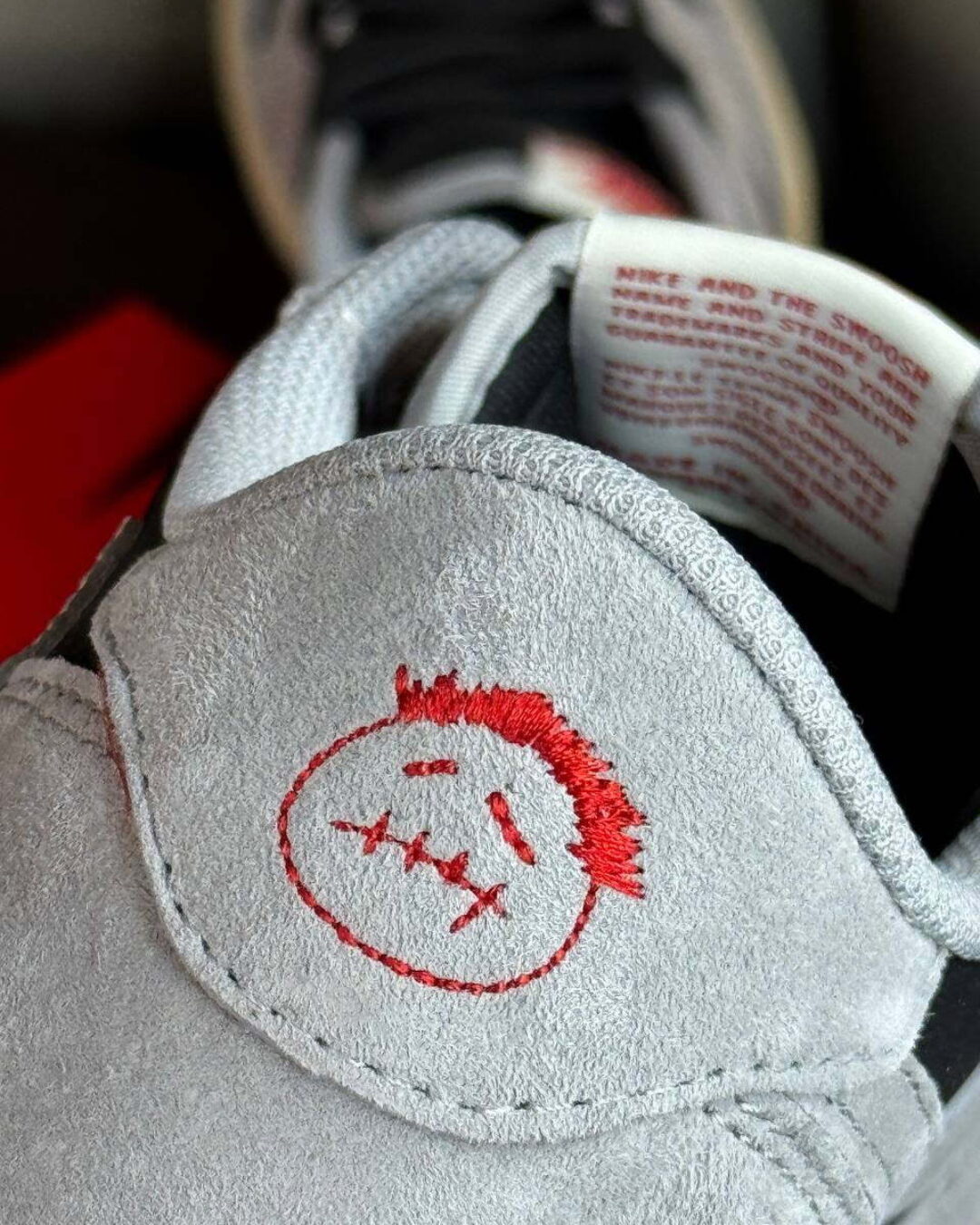 Кеды Travis Scott x Air Jordan 1 Smoke Grey — фото 7