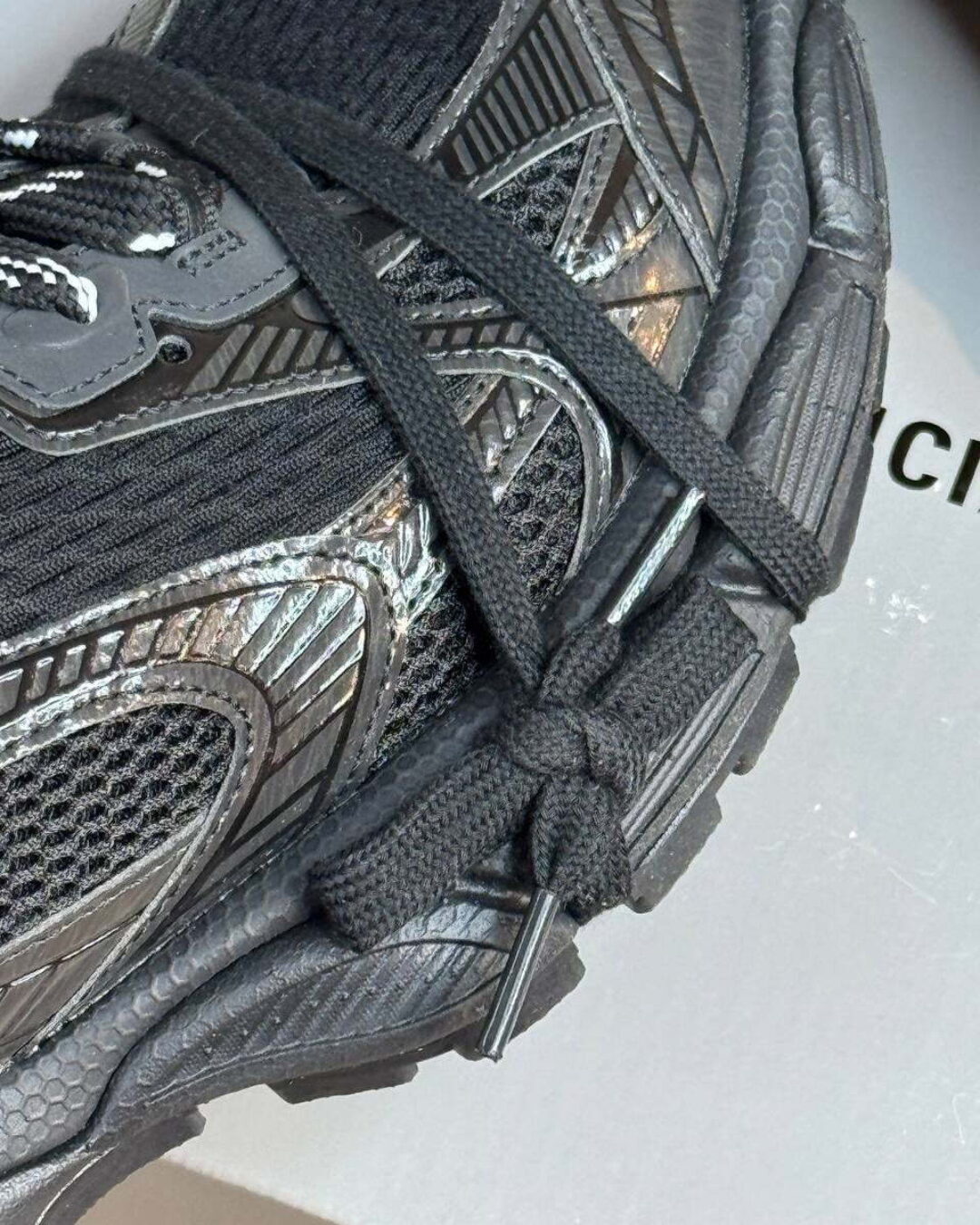 Кроссовки Balenciaga 3XL Sneaker Triple Black — фото 9