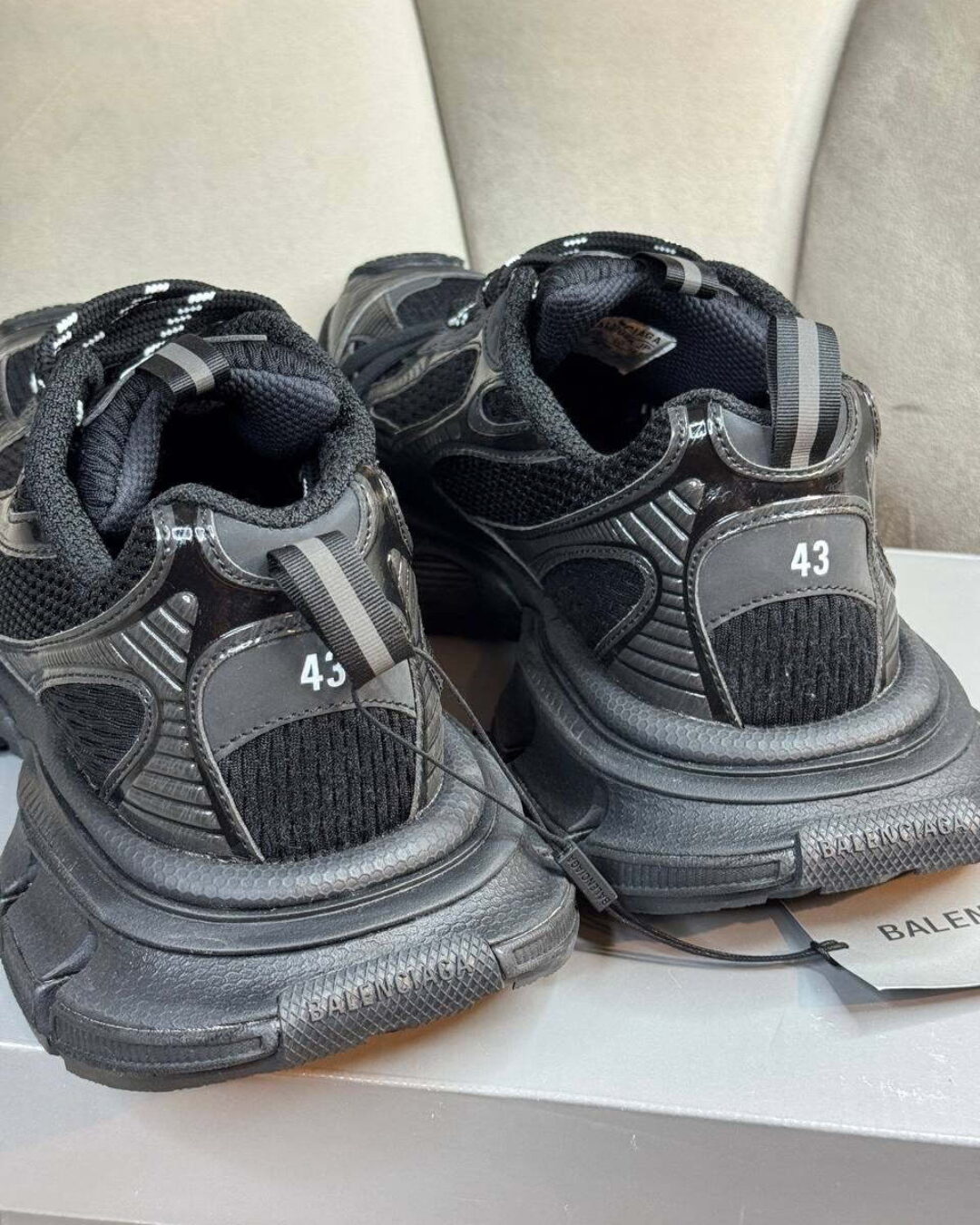 Кроссовки Balenciaga 3XL Sneaker Triple Black — фото 4