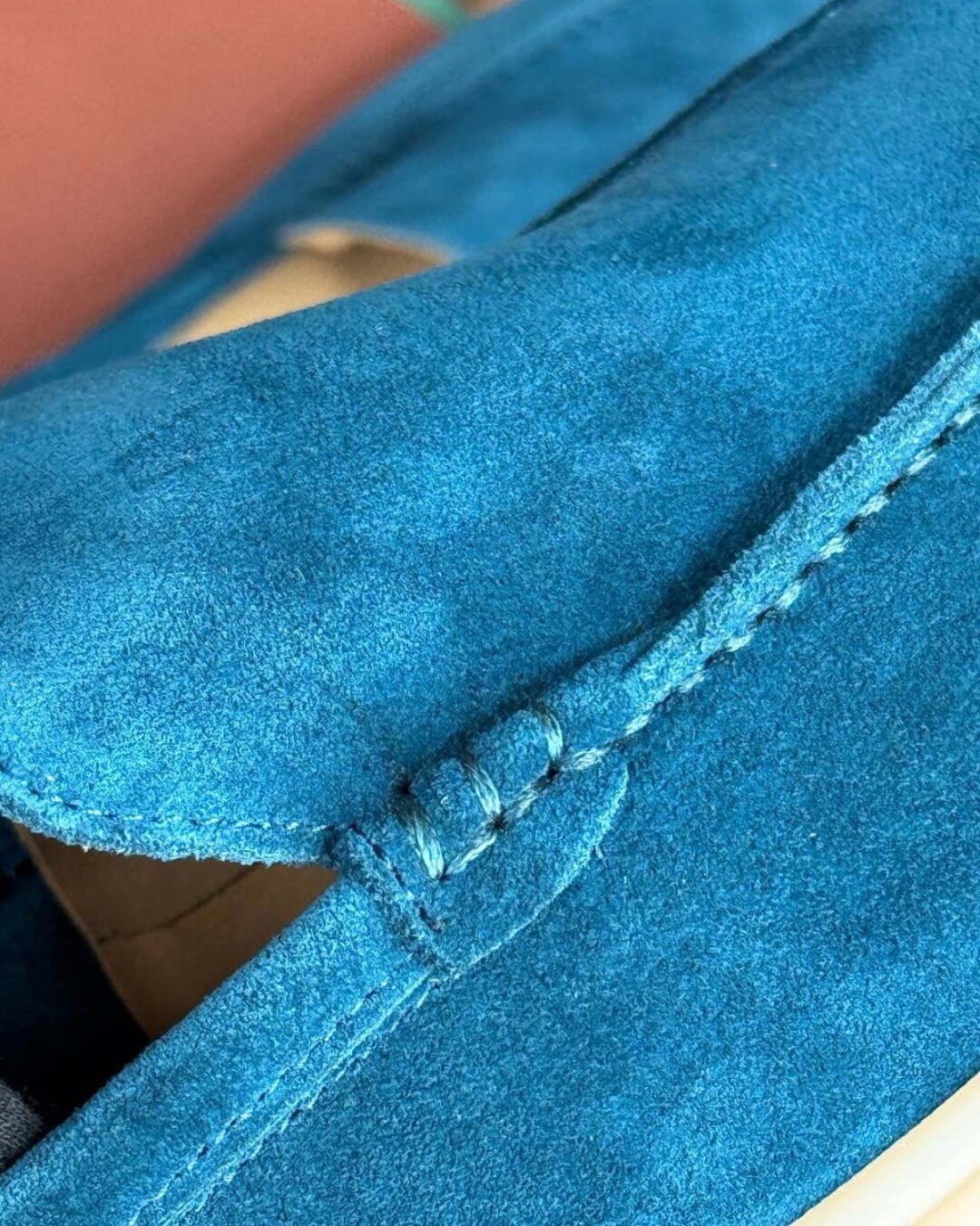 Лоферы Loro Piana Malachite Blue