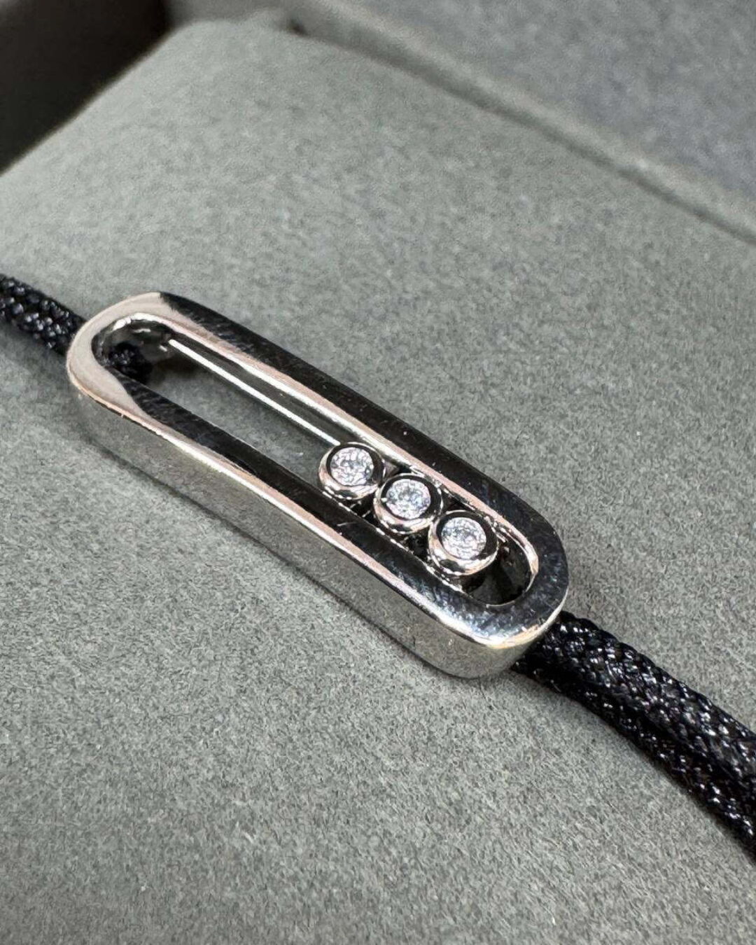 Браслет Messika Silver/Black