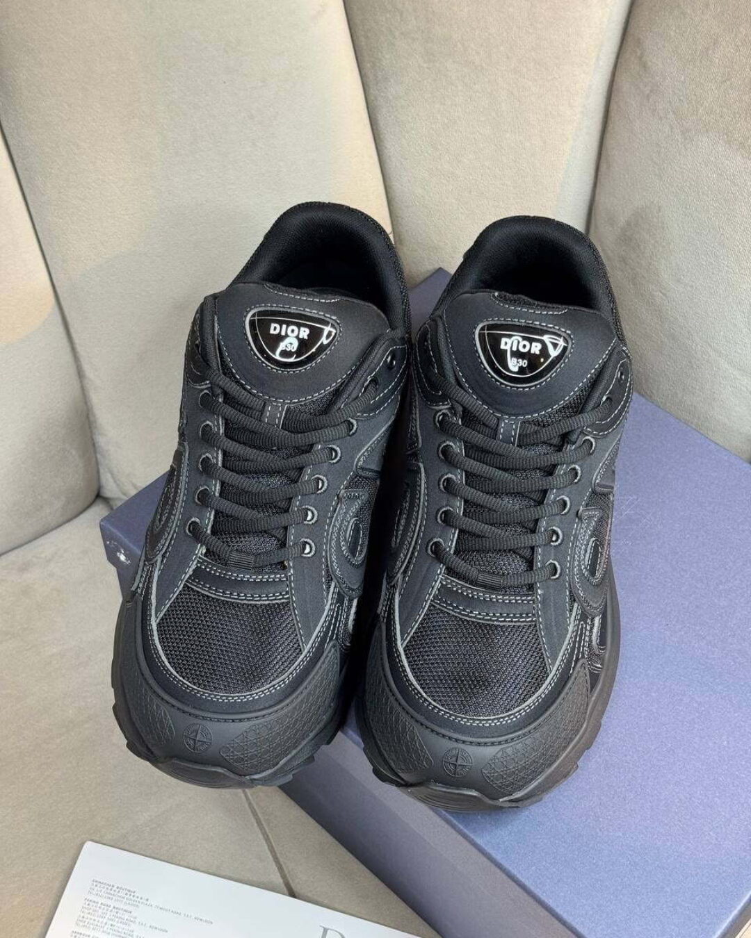 Кроссовки Dior x Stone Island