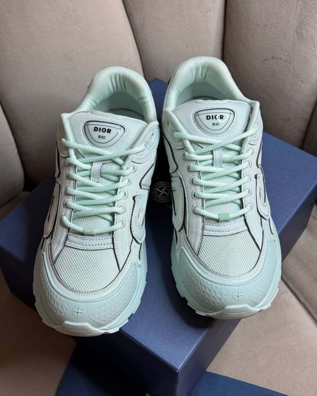 Кроссовки Dior x Stone Island