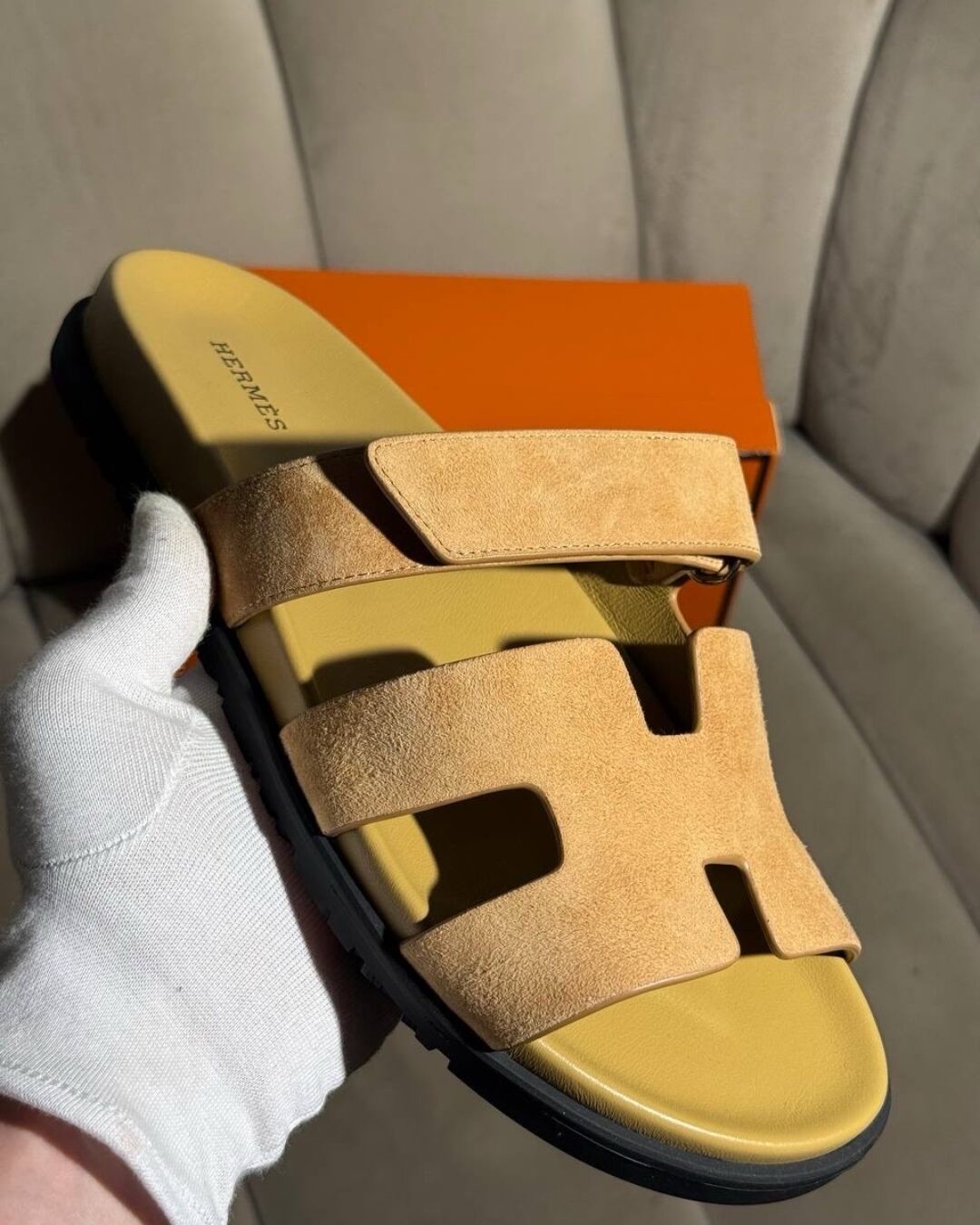 Тапки Hermes