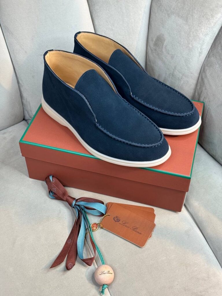 Лоферы Loro Piana Navy Blue