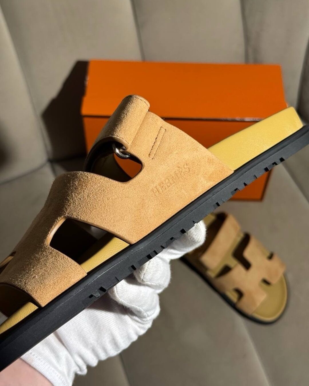Тапки Hermes