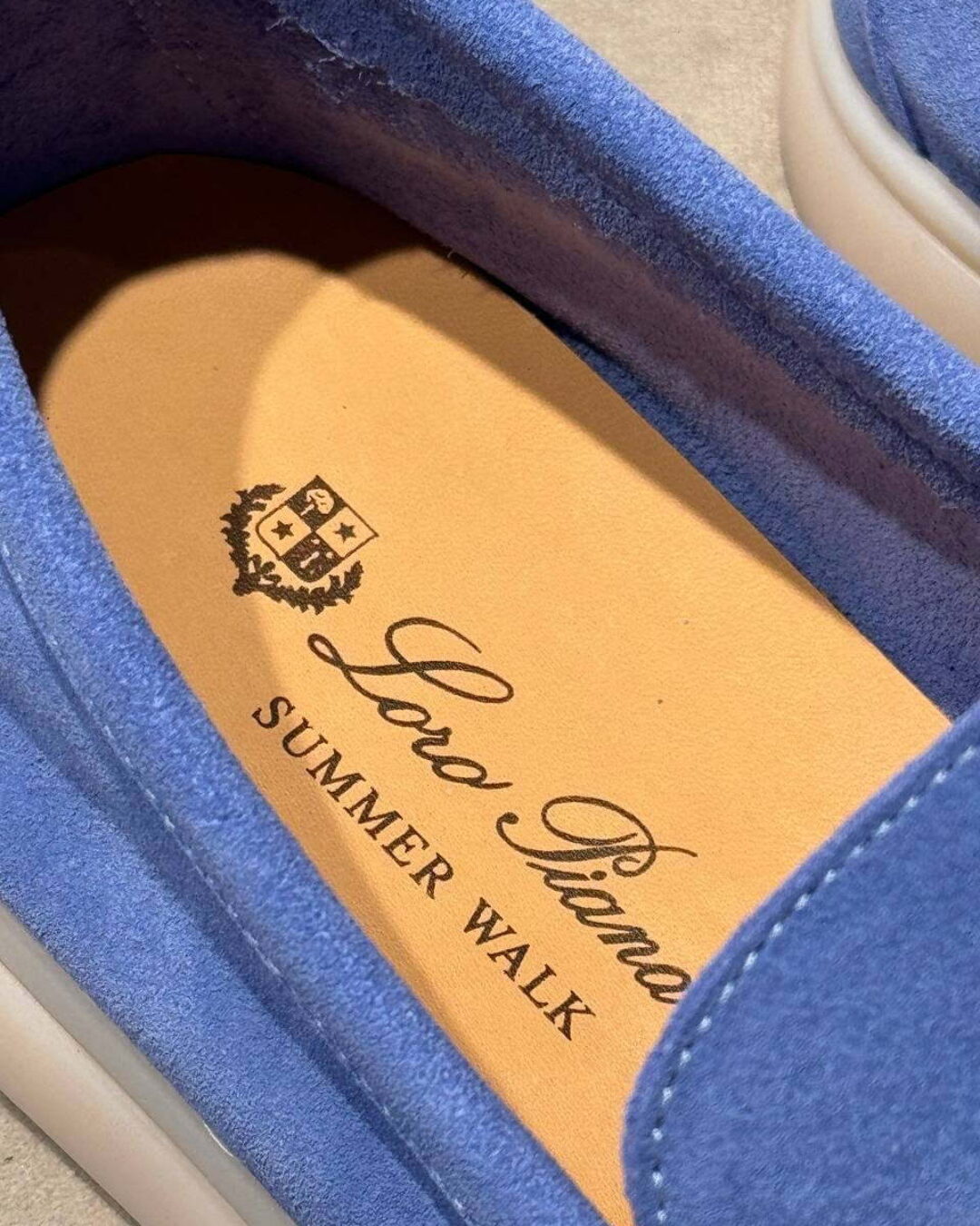 Лоферы Loro Piana Sky Blue