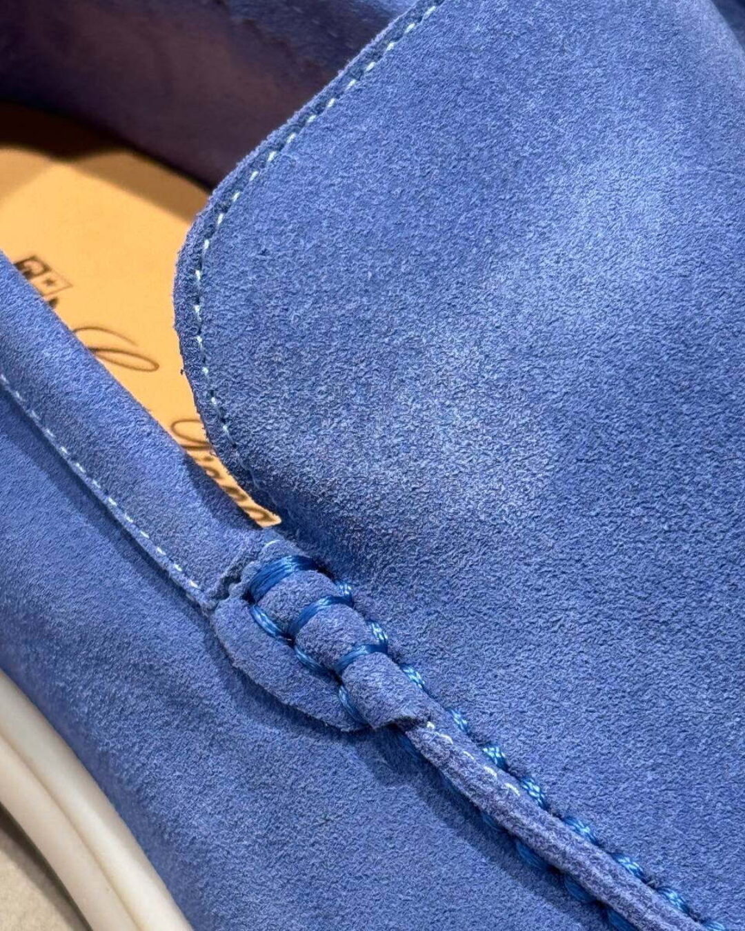 Лоферы Loro Piana Sky Blue