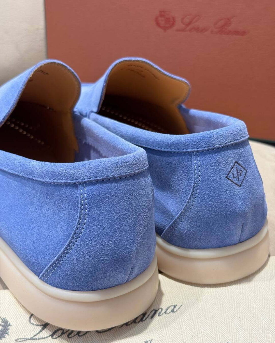 Лоферы Loro Piana Sky Blue