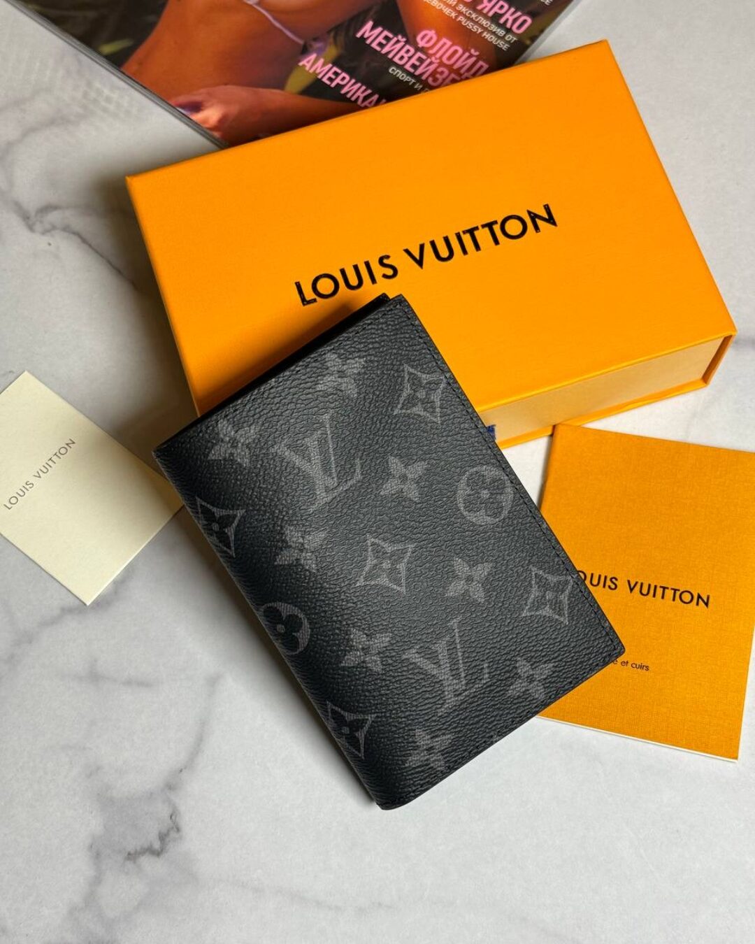 Обложка для паспорта Louis Vuitton (Premium)