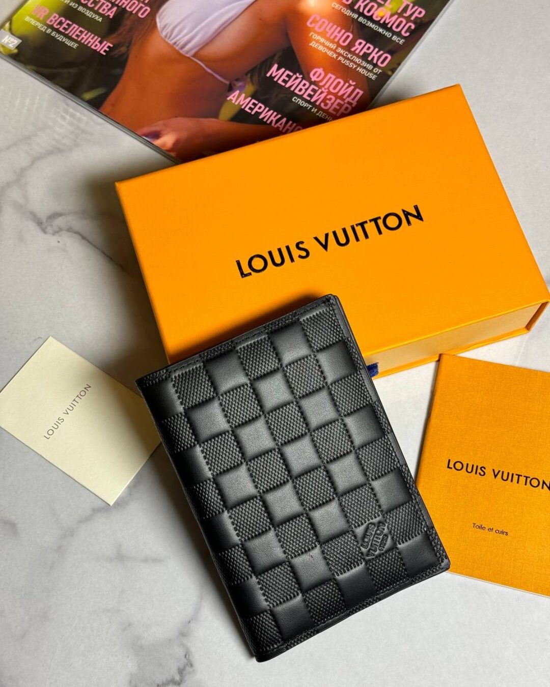 Обложка для паспорта Louis Vuitton (Premium)