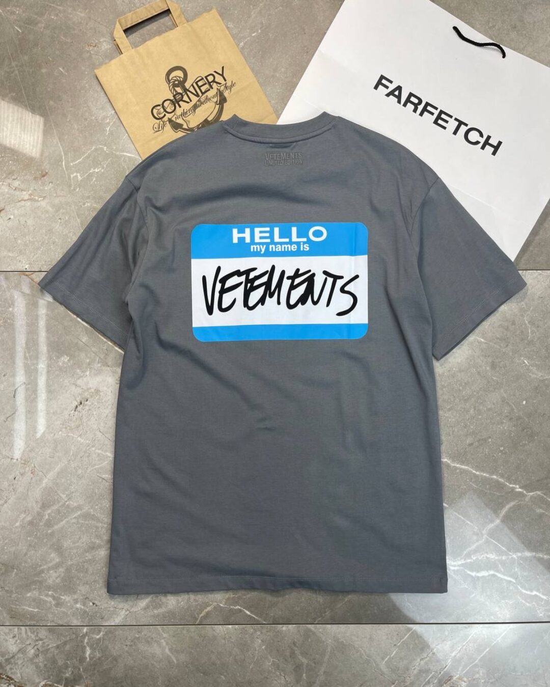 Футболка Vetements My Name Is
