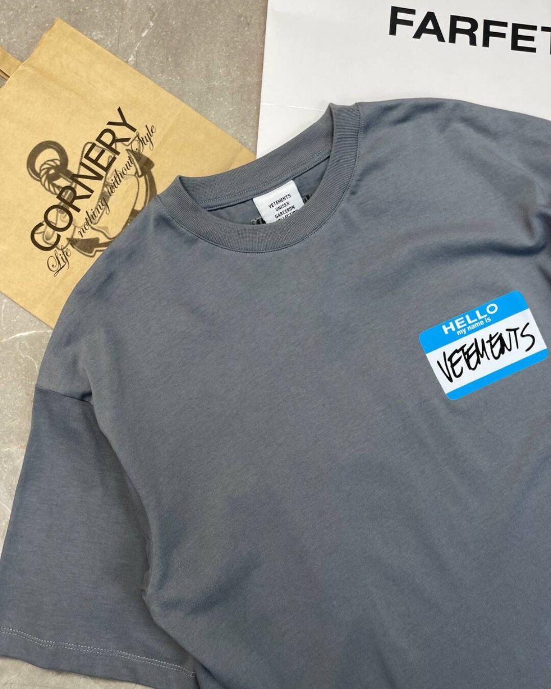 Футболка Vetements My Name Is