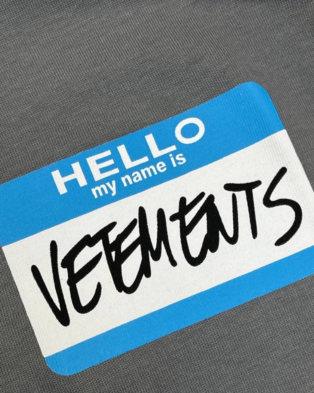 Футболка Vetements My Name Is