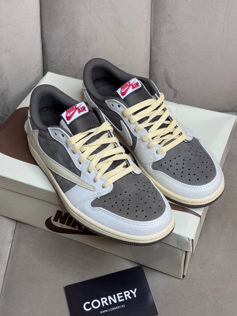 Кеды Travis Scott x Air Jordan 1 Low OG Reverse Mocha S