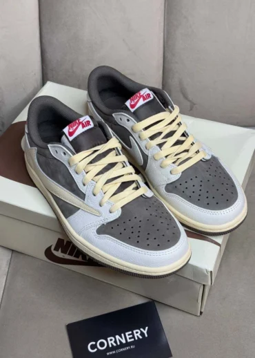 Кеды Travis Scott x Air Jordan 1 Low OG Reverse Mocha S